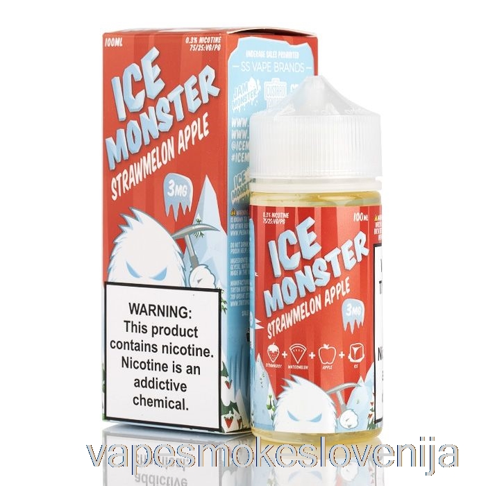 Vape Petrol Ice Strawmelon Apple - Ice Monster - 100ml 0mg